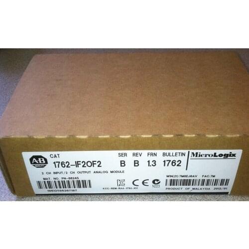 NEW or Used Original Factory Seal 1762-IF2OF2 Analog I/O for AB Allen Bradley MicroLogix PLC, Cheap Shipping