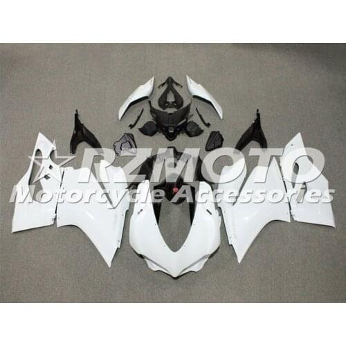 New ABS Plastic Shell Motorcycle Fairing kit Fit For Ducati 959 1299 Panigale 2015 2016 2017 2018 Custom White