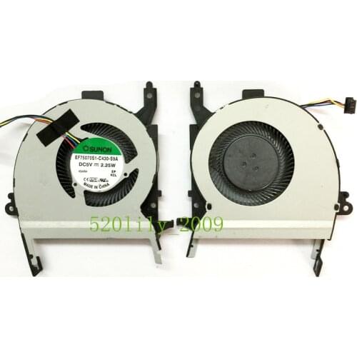 SSEA Wholesale New CPU cooling fan for ASUS X456 X456U X456UJ X456UQ X456UB A456U FL5900U FL5900 FL5900L X556UB X556U X556UJ EF75070S1-C430-S9A