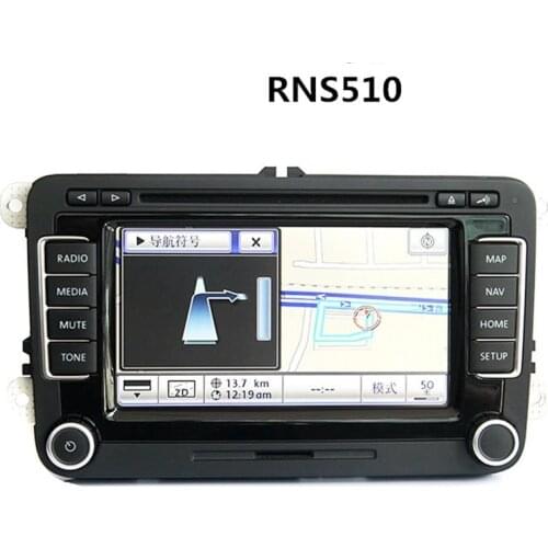 Original TEST GOOD quality Car Navigation RNS510 radio LED display modules for VW Golf Passat Skoda RNS510 DVD Player