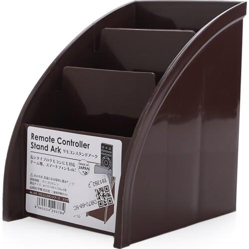 Plastic TV Remote Control Storage Holder Mobile Phone Holder Stand Washable Home Office Storage Boxes Desktop Storage Case