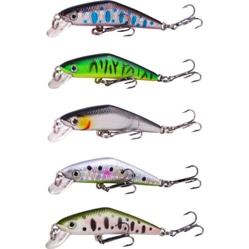 Minnow Fishing lure 6.8cm 2.7g sinking wobblers Artificial Plastic Hard Bait 3D Eyes crankbait Bass Trout Carp Fishing Tackle