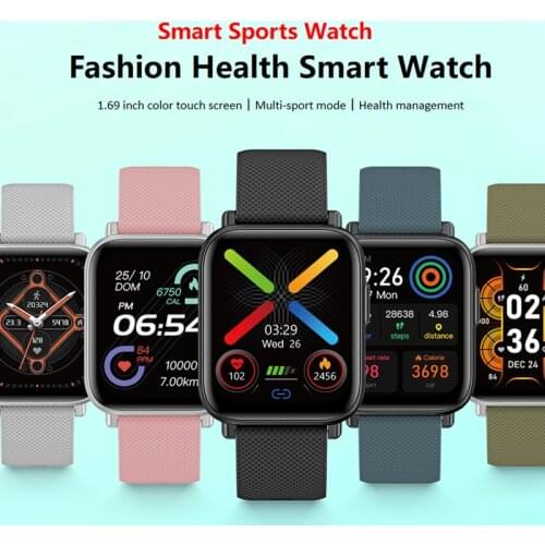 Sport Smart Bracelet Man And Women IP67 Waterproof Fitness Smart Watch Blood Pressure Heart Rate Monitor Watch For Android Ios