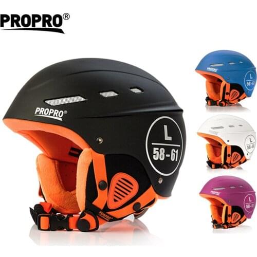 Ski Helmet Ultralight Women ABS+EPS Skiing Helmet Adult Outdoor Sports Skateboard Snowboard Snowmobile Riding Helmet Men 54-61cm