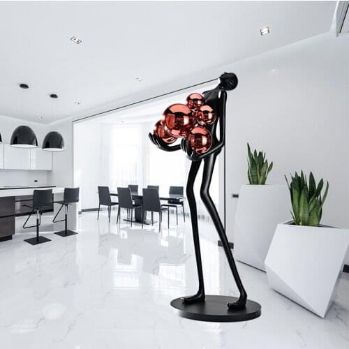 Zq Character Ball Light Creative Modern Hotel Lobby Living Room Decoration Office Bedroom Home Ornament
