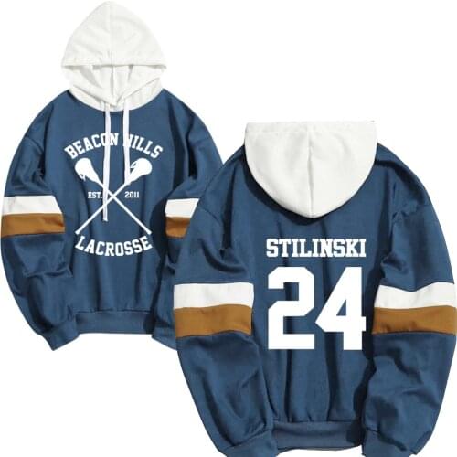 Fashion Men Stilinski 24 Hoodie Sweatshirt Men/women Hooded Hip Hop Oversized Hoodies Streetwear Print Casual Male 3D Teen Wolf