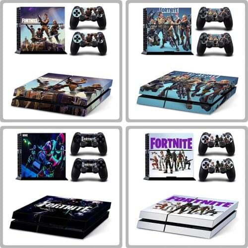 Fortnite Vinyl Decal Skin For PS4 Console Cover For Playstaion 4 Console Skin Sticker+2Pcs Controle Protective Skins Accessories