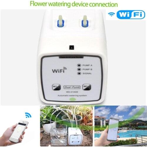 WiFi Automatic Micro Home Drip Irrigation Watering Kit System Sprinkler With Smart Controller For 15/20 Pot Garden Bonsai Indoor