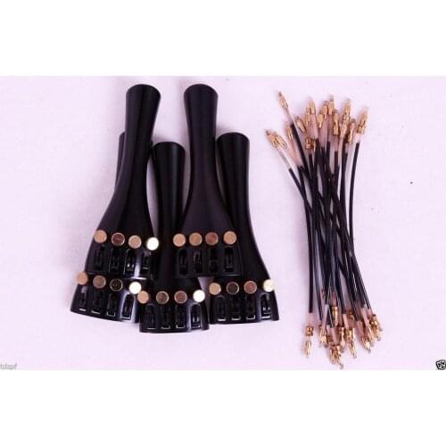 10pcs Violin tailpiece Aluminum Fine tuner Tailgut Strong Light 4/4 Full size