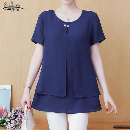 Womens summer blouses 2021 womens Clothing flare sleeve embroidery white blouse women shirts womens tops and blouses 4506 50