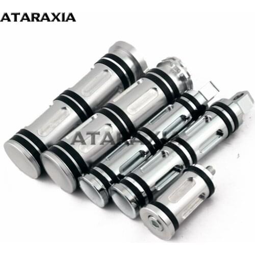 25mm 1"Handle Grips Footpegs Shifter Nail Peg Handlebar Grip Shifter Peg for Harley Sportster XL 883 1200 Softail Touring Dyna