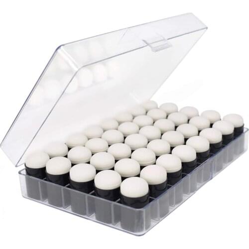 40pcs Sponge Finger Daubers With plastic Box