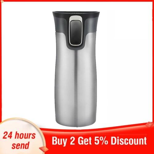 450ML Thermos Travel Mugs Thermos Bottle Garrafa Termica Thermos Café Cup Tumbler Water Bottles Stainless Steel Mugs Coffee Cups