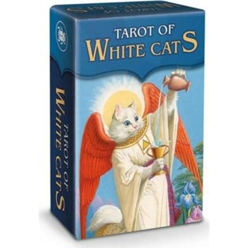 78pcs Tarot of White Cats Oracle Decameron and The muse Tarot Oracle Card Board Deck Games Palying Cards For Party Game With PDF
