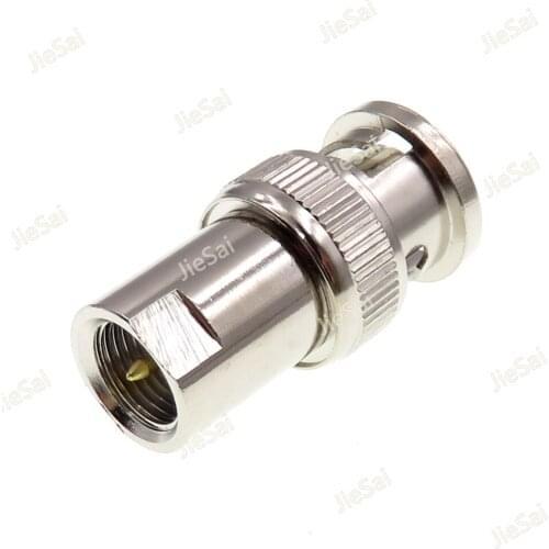 BNC Male To FME Male Plug Connector RF Adapter for Cable Camera Converter