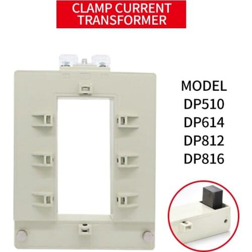 DP614 DP812 Current Sensor Split Core Clamp Current Transformer For Meter Copper bar open type transformer 1000A 2000A 6000A