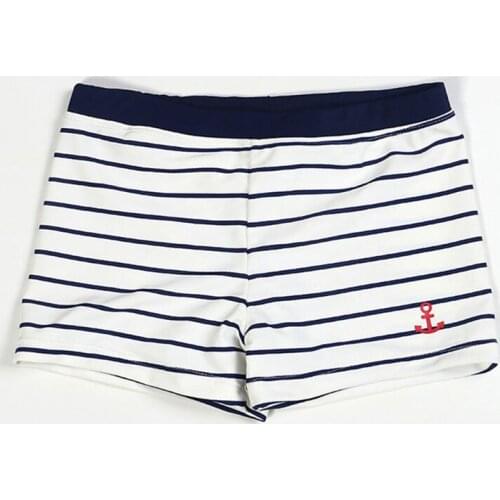 Childrens Swimming Trunks Four-corner Baby Striped Shorts Cartoon Swimsuit Kids Beachwear Casual Style Child Bottoms Boys Trunk