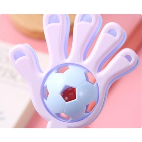 Q9QB Kids Rattle Toys Bright Color Cartoon Accompany Rattle with Bump Texture for Sleeping/Playing Toys