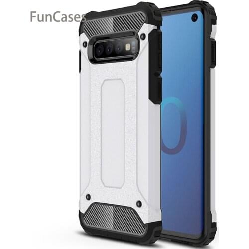 For Samsung Galaxy S10 Plus Lite Case Cover Luxury Hard Rugged Hybrid Armor Silicone Slim TPU Fitted Case for Samung tempurung