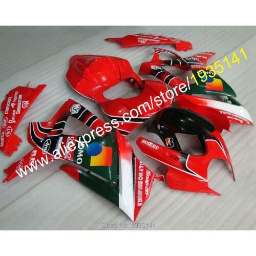 For Suzuki GSX-R1000 K7 07 08 GSXR1000 GSX R1000 GSXR 2007 2008 Mulitcolor Moto Body Fairing set (Injection molding)