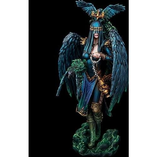 Resin Figure 1/24 ancient woman warrior stand Model Unassambled Unpainted Figure Building Kit