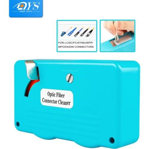 Fiber Optic Reel Cassettes Connector Cleaner Head Tape Cleanging Box Cleaner Scrubber Tool For LC/SC/FC/ST/MU/MTP/MPO