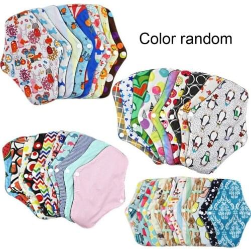 Washable Sanitary Towel Cloth Menstrual Pads Reusable Sanitary Pad Matrenity Nursing Towel Cloth Absorbent Menstrual Pads