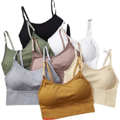 Thread Elastic Gathering Bralette Push Up Bra Summer Anti-light Korean Style Wild Bra Tube Top Sexy No Rims Bra
