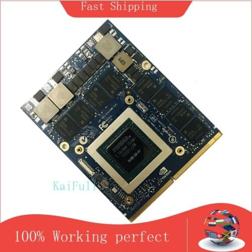 New Original GTX 980M Graphics Card GTX980M SLI X-Bracket N16E-GX-A1 8GB GDDR5 MXM For Dell Alienware MSI HP Clevo notebook GPU