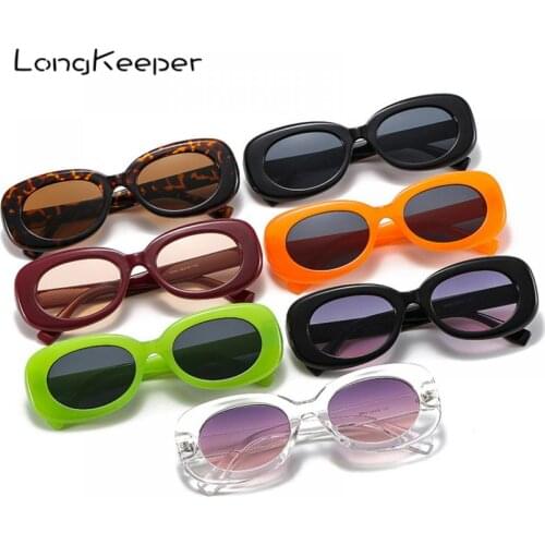 Retro Oval Sunglasses Women Luxury Brand Fashion Gradient Sun Glasses For Men Driving Eyewear Grey Pink Glasses zonnebril dames