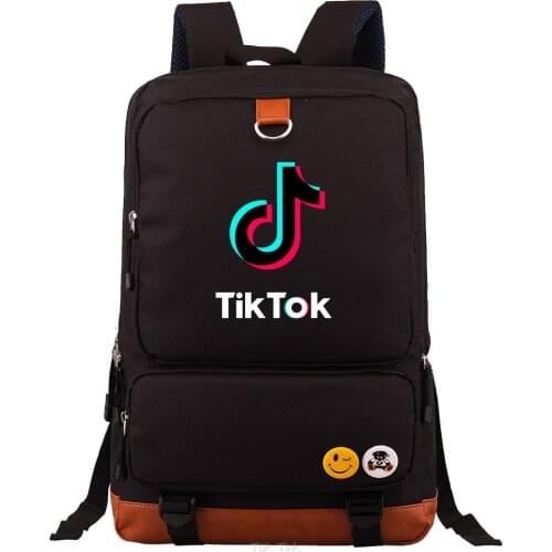 New Tik Tok Backpacks Women/Mens School Bags Laptop Capacity Travel Bags Teenage Notebook Mochila Escolar