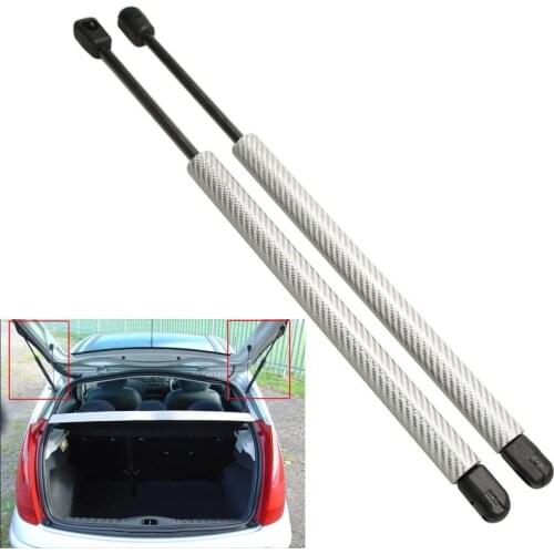 Carbon fiber FOR Citroen C3 hatchback 2002-2009 auto Rear Trunk Tailgate Boot Lift Supports Gas Struts gas springs dampers