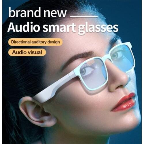 Smart Wireless Bluetooth 5.0 Headset Music Glasses Outdoor Cycling Sunglasses Headphones Sports Earphones Built-in Speaker