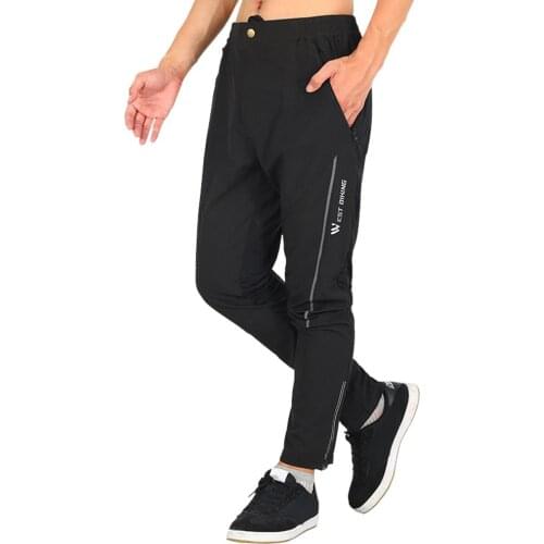 High Elastic Sport Pant Reflective Design Stretch Freely Trousers Cycling Sports Outdoor Leisure Pants Lightweight Breathable