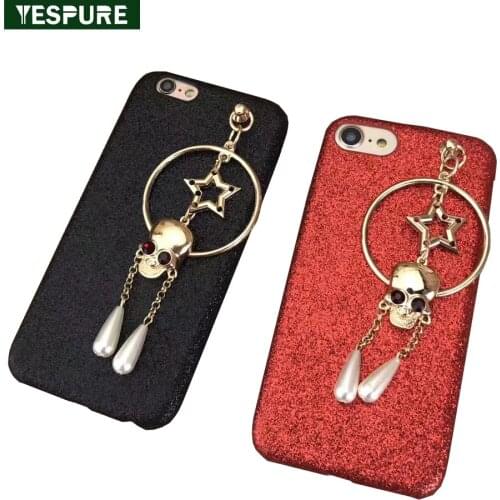 YESPURE Bling Glitter Fancy Girl Phone Case for Iphone 7plus Star Silicone TPU Soft Mobile Case Matte Accessory Para Celular