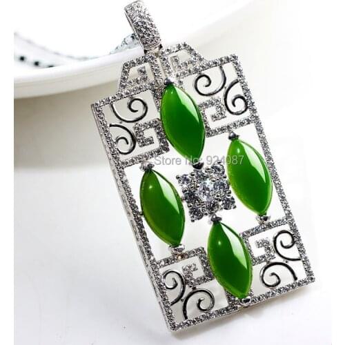 Hetian jade jewelry droplets without incident license Inlaid Jade pendant necklace jewelry pendant woman with a certificate