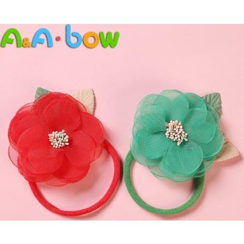 1pc Baby Girls Artificial Flower Headband Suit Fashion Princess Infant Newborn Flora Hairband Photography Tool Gift Headwear