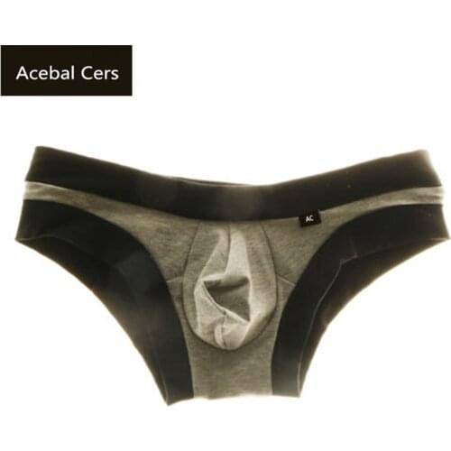 2019 Bikini Nylon Skincare Underwear Sexy Porn Gay Underwear Brand Acebal Cers Men Crotch Boxer Sexy Pajamas Increase size XXL