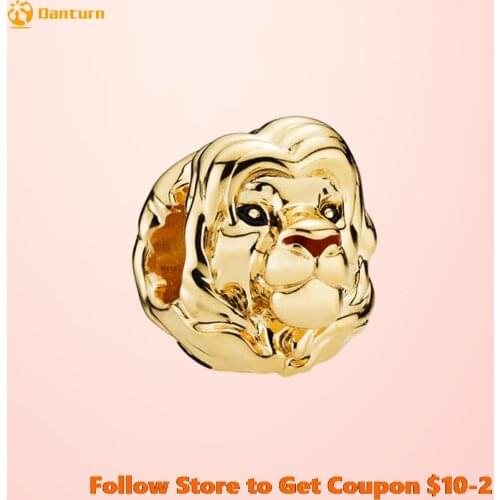 2020 New 925 Sterling Silver Beads The Lion King Simba Charms fit Original Pandora Bracelets Women DIY Jewelry