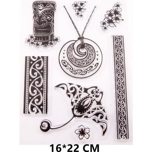 2021 New Necklace Clear Stamps DIY Scrapbooking Craft Supplies Rubber Silicon Seals Card Photo Album Hobby ink pad Stamping