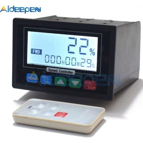 30A PWM DC10-55V 12V 24V Motor Speed Controller Module DC-DC 4.5V-35V Adjustable Speed Regulator Control Governor Switch MAX 50A