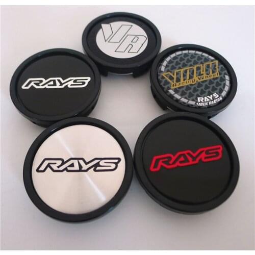 4Pcs 58mm For Rays Volk Racing Wheel Center Hub Caps Car Styling Cover 50mm Emblem Badge Logo Auto Rims Cover Accessories