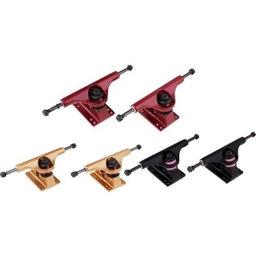 5 Inch Magnesium Aluminium Alloy Longboard Skateboard Trucks Impact Resistance