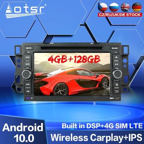 128GB 2 din Android 10.0 Car Radio for Chevrolet Lova Captiva Gentra Aveo Epica 2006-2011 Car DVD Multimedia Player Stereo Unit