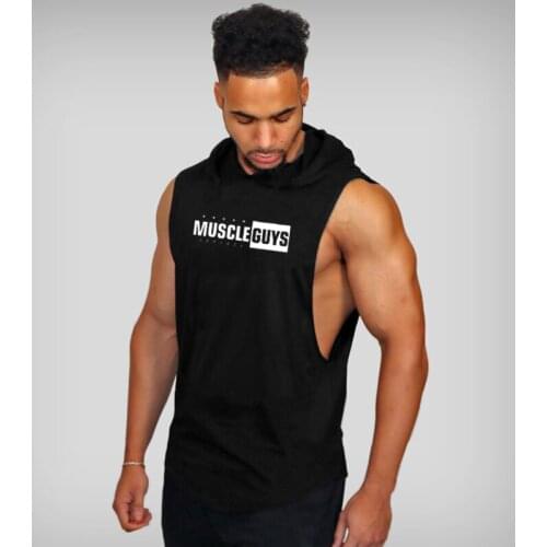 Brand Singlet Fitness Tops Cotton Tank Top Men Vest Bodybuilding Muscle Tops Sleeveless Shirt Casual Gyms Clothing Sportswear