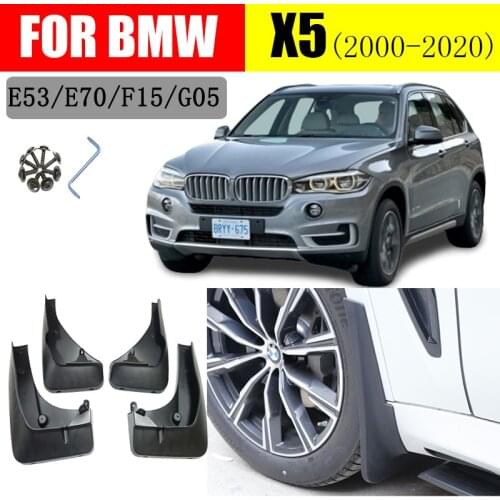 For BMW X5 E70 E53 G05 F15Mud Flaps Splash Guards For BMW X5 Sport Car accessories Mudguards Mud Flap Front Rear Fender2000-2019