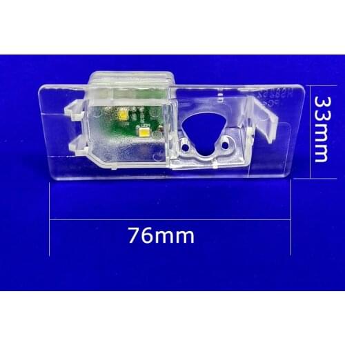 ANSHILONG Special License Plate Light Cameras Shell For Skoda Karoq 2021