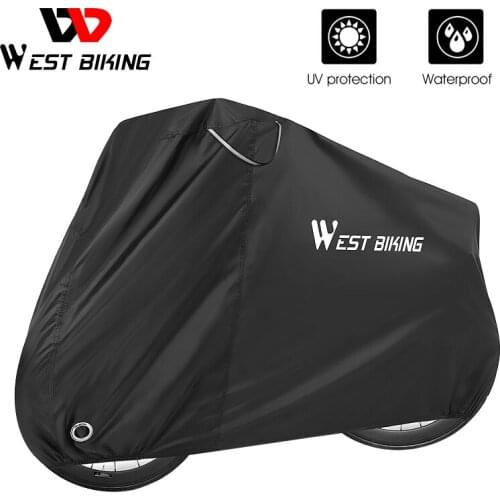 WEST BIKING Portable Bicycle Cover Waterproof Rain Dust Proof Protective Gear Scooter Bike Motorcycle Cover Cycling Accessories