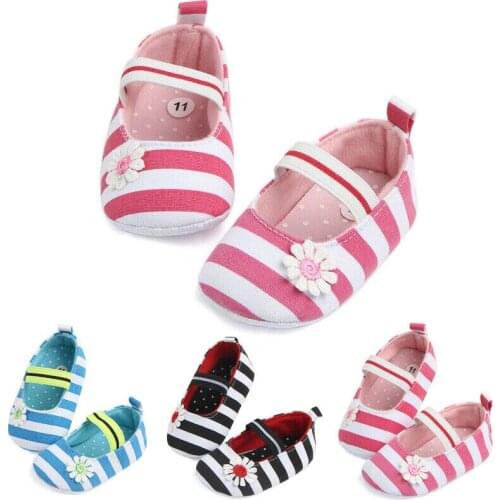 Cute Flower Baby Infant Girl Soft Sole Crib Toddler Summer Princess Shoes for 0-18M Kids