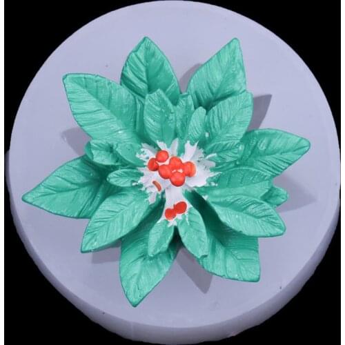 Diy Flower Silicone Mold Diffuser Plaster Car Air Outlet Scented Candle Creative Diy Chocolate Decoration Mold Candle Making